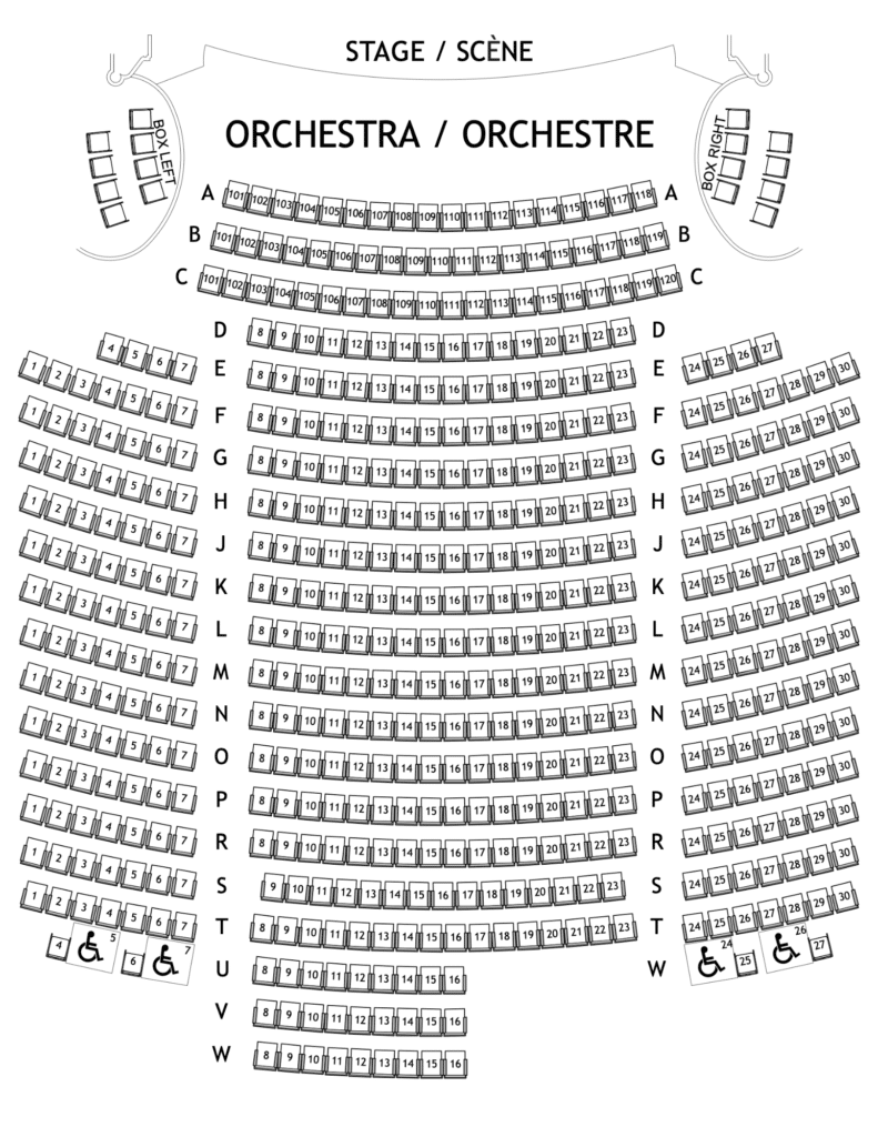 Orchestra - Seating Map